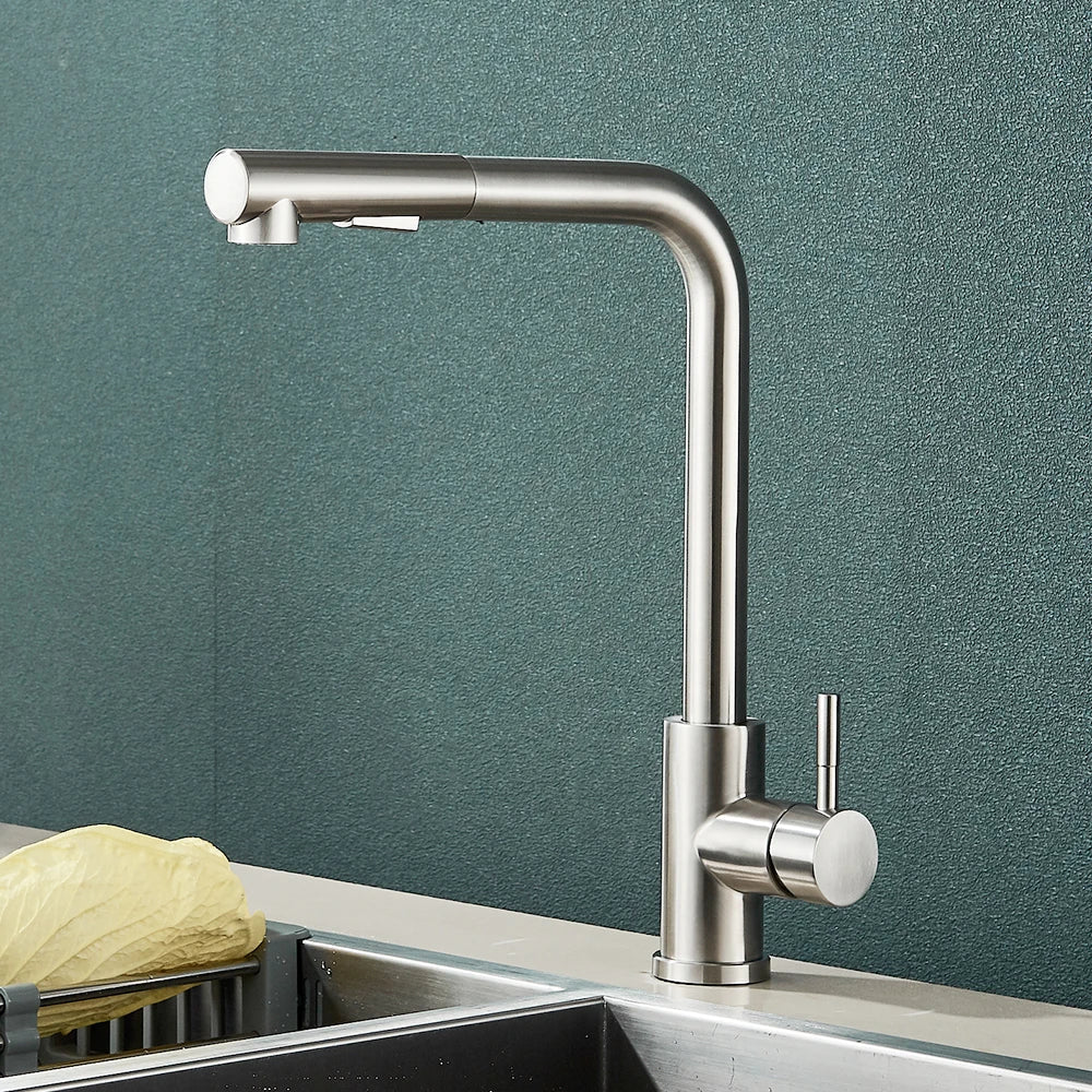 FlexiJet Black extendable kitchen faucet Stornfield