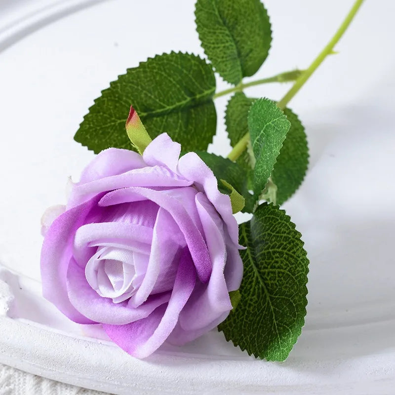 Stornfield | 20 Pieces Realistic Velvet Silk Rose Bouquet