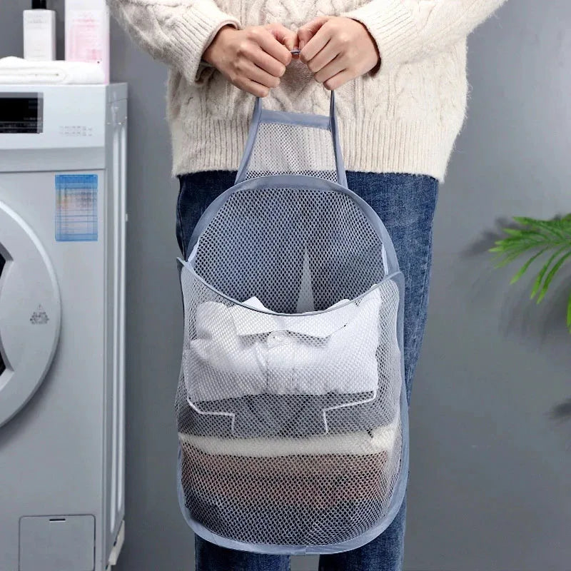 FlexiStore Foldable Hanging Laundry Basket Stornfield
