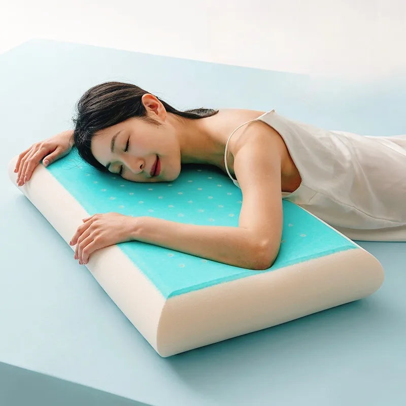 Cooling Gel Memory Foam Neck Support Pillow | Stornfield