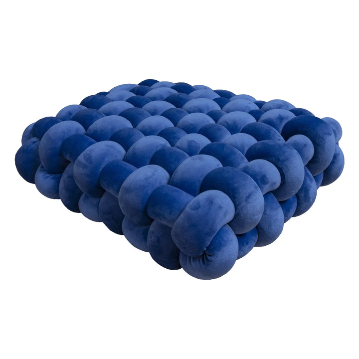Thick woven knot cushion | Stornfield