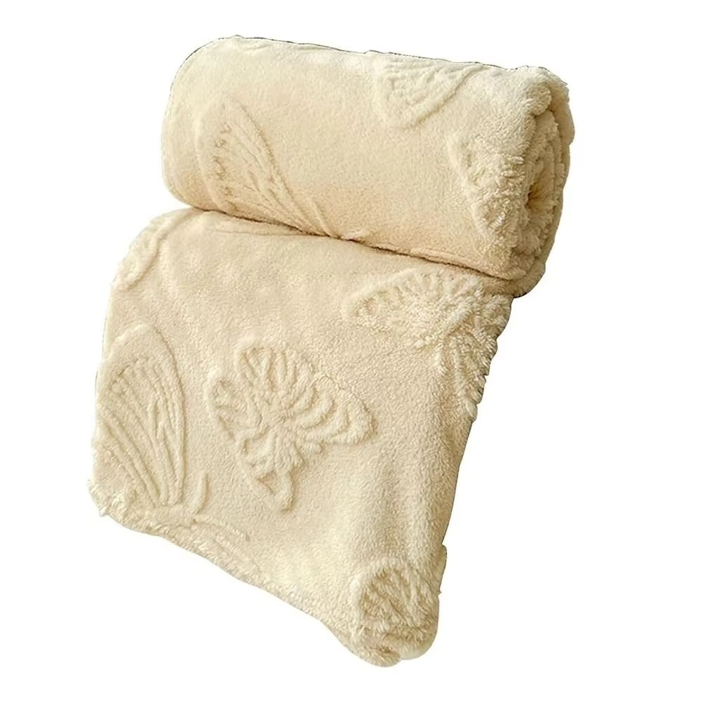 Double Sided Cooling Blanket with Breathable Cold Effect and 3D Butterfly Jacquard Design | Stornfield