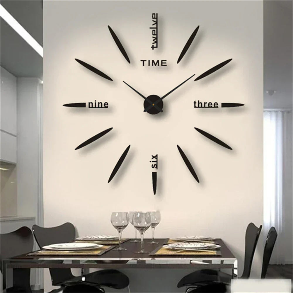 Stornfield | New large unique style acrylic wall clock