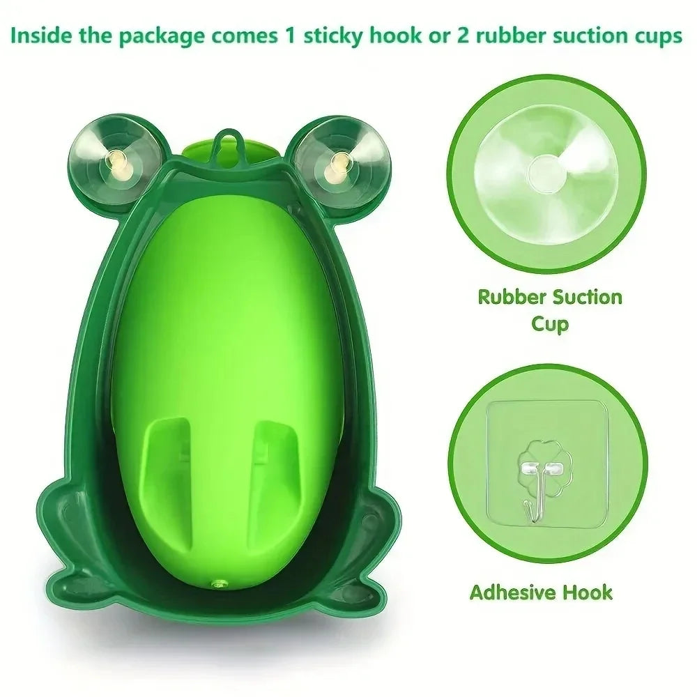 Frosch Toddler Urinal – Potty training for boys aged 1 to 3 years | With aiming target and suction cups Stornfield