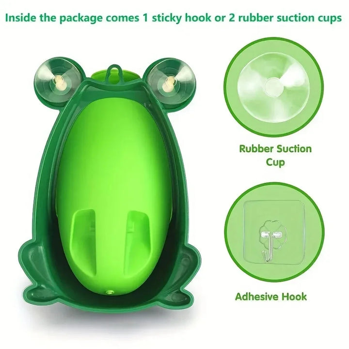 Frosch Toddler Urinal – Potty training for boys aged 1 to 3 years | With aiming target and suction cups Stornfield