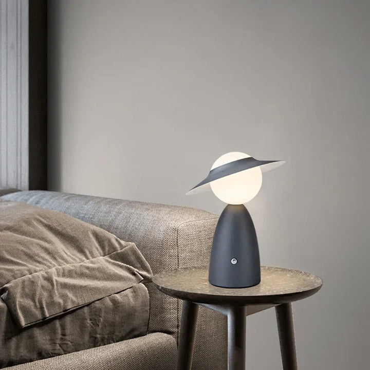 Stornfield | Men's Battery-Operated Table Lamp with Hat