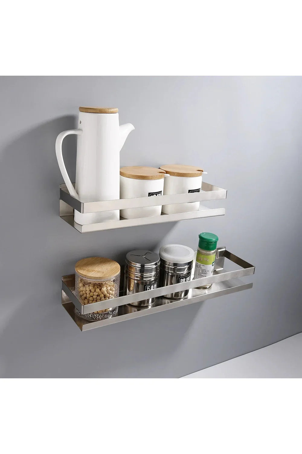 Stornfield | Modern Black Floating Shelves