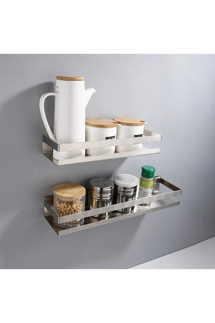 Stornfield | Modern Black Floating Shelves
