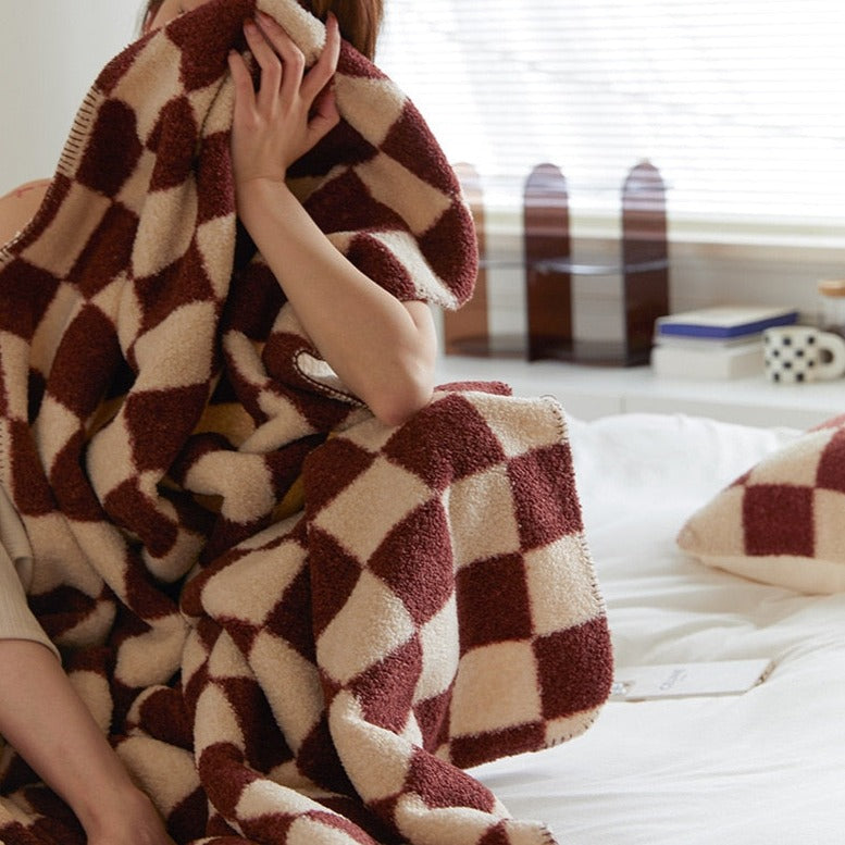 Plain Check Throw | Stornfield