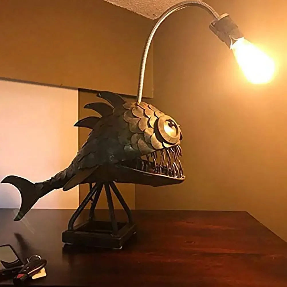 Glowfish Stornfield Retro Table Lamp