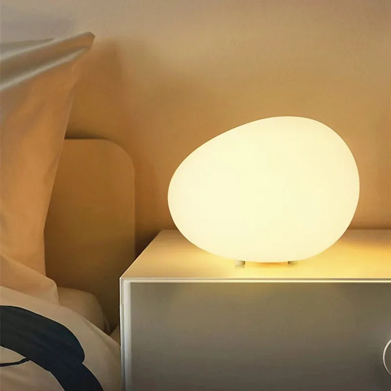Cobblestone White Lamp Stornfield