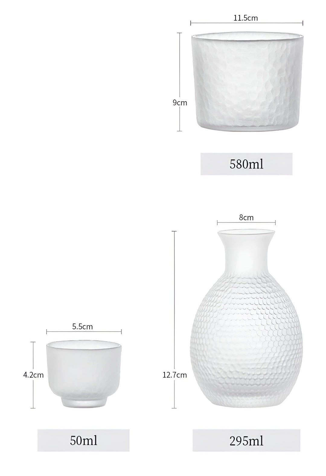 Japanese Glass Set – Elegant Sake & Whisky Set | Perfect for Bar & Home | Stornfield