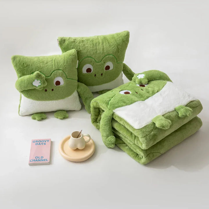 Cozy Dreams Mini Monster Quilted Pillow Stonrfieldanket | Stonrfield