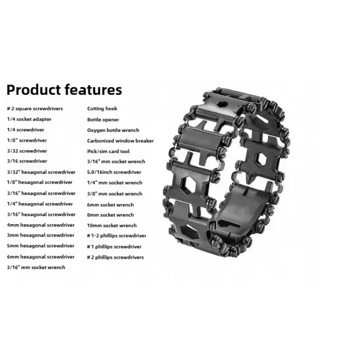 Stornfield | Stainless Steel Multi Tool Bracelet