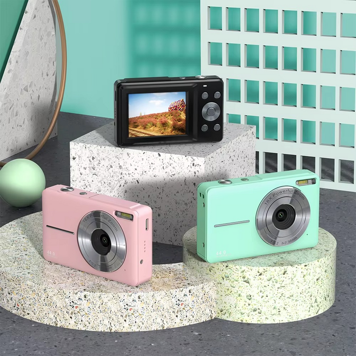 Stornfield | High-Resolution Kids' Digital Camera - 1080P HD, 44MP with 16X Zoom