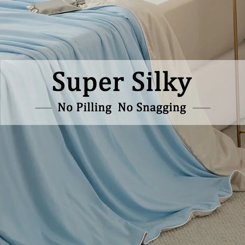 High-Quality Cooling Blanket – Smooth Air-Conditioning Comforter, Lightweight Summer Quilt with Double-Sided Cooling Fabric | Stornfield