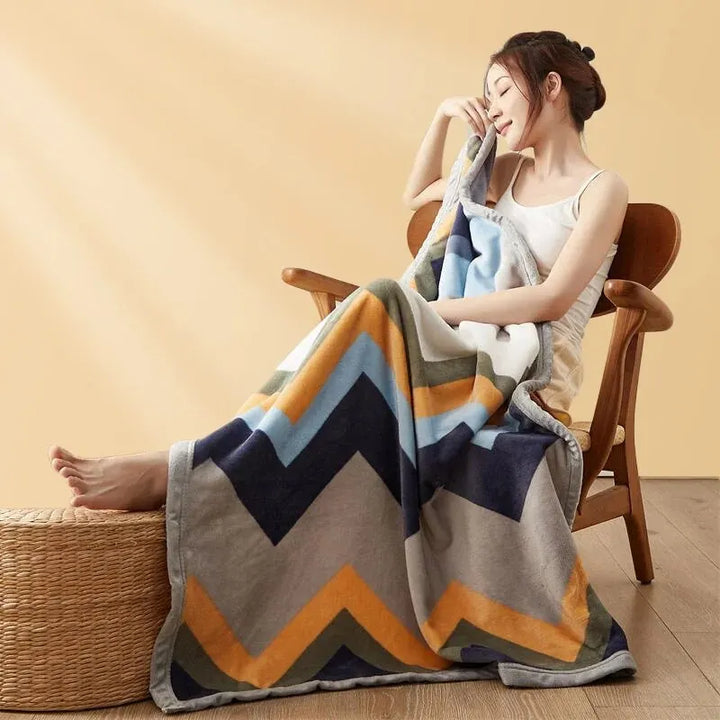 Extra Soft Thickened Flannel Blanket – Cozy Nap & Air Conditioning Throw | Stornfield