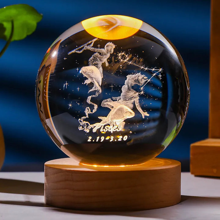 Constellation Crystal Ball Night Light | Stornfield