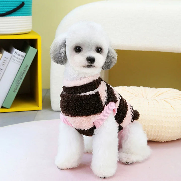 Warmer fleece dog sweater for small dogs Stornfield