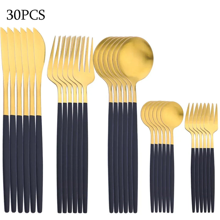 Stornfield | RefinedTable | 30-Piece Cutlery Set