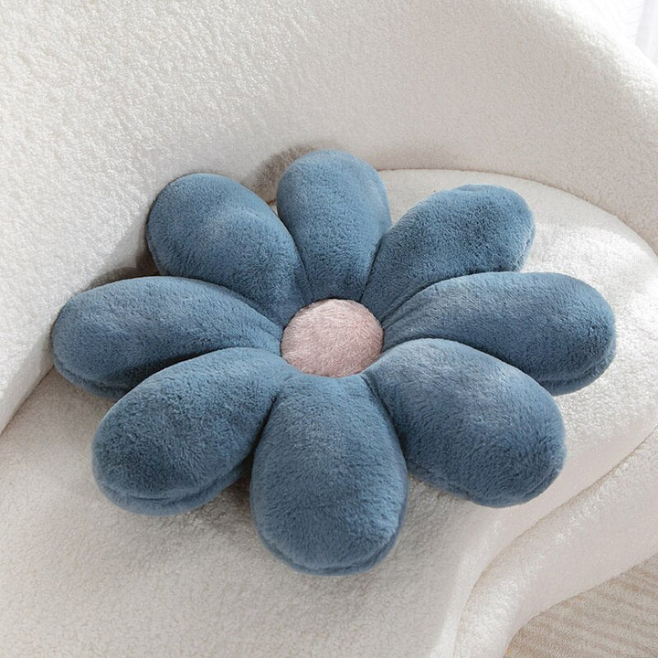 Fluffy Daisy Cushion - Pastel | Stornfield