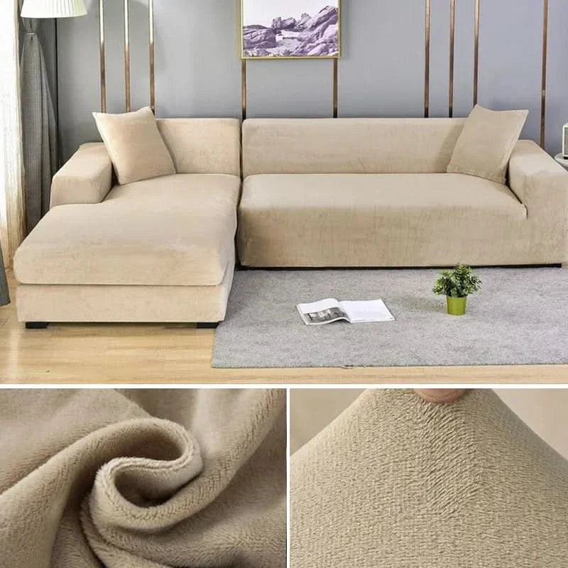 Stornfield | PlushFit - High-Quality Sofa Covers Made of Stretch Velvet