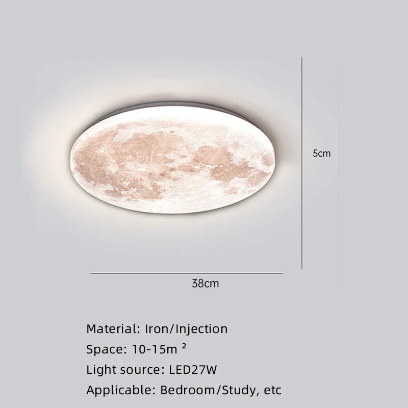 Moon Surface Artistic Modern Ceiling Lamp | Stornfield