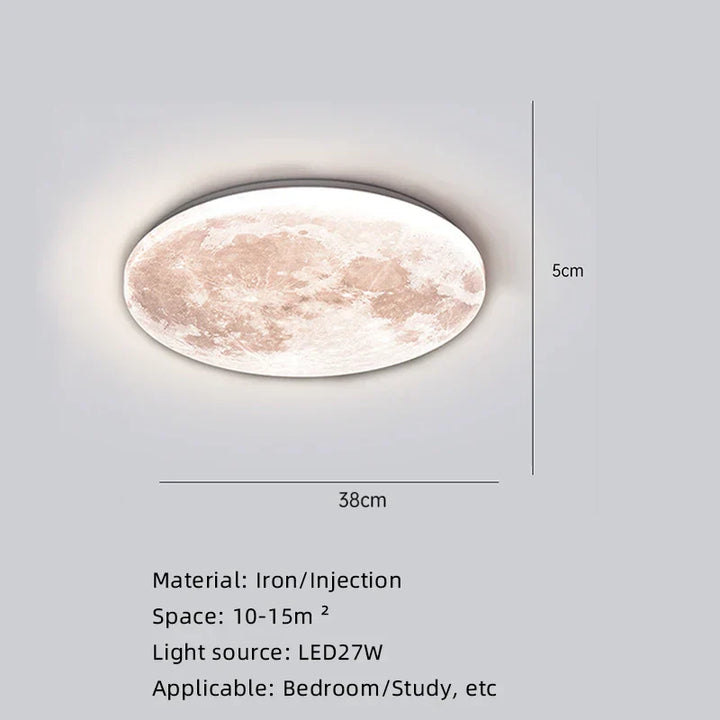 Moon Surface Artistic Modern Ceiling Lamp | Stornfield