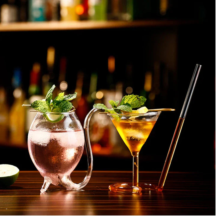 Creative Geometric Wine & Cocktail Glasses | Stonrfield