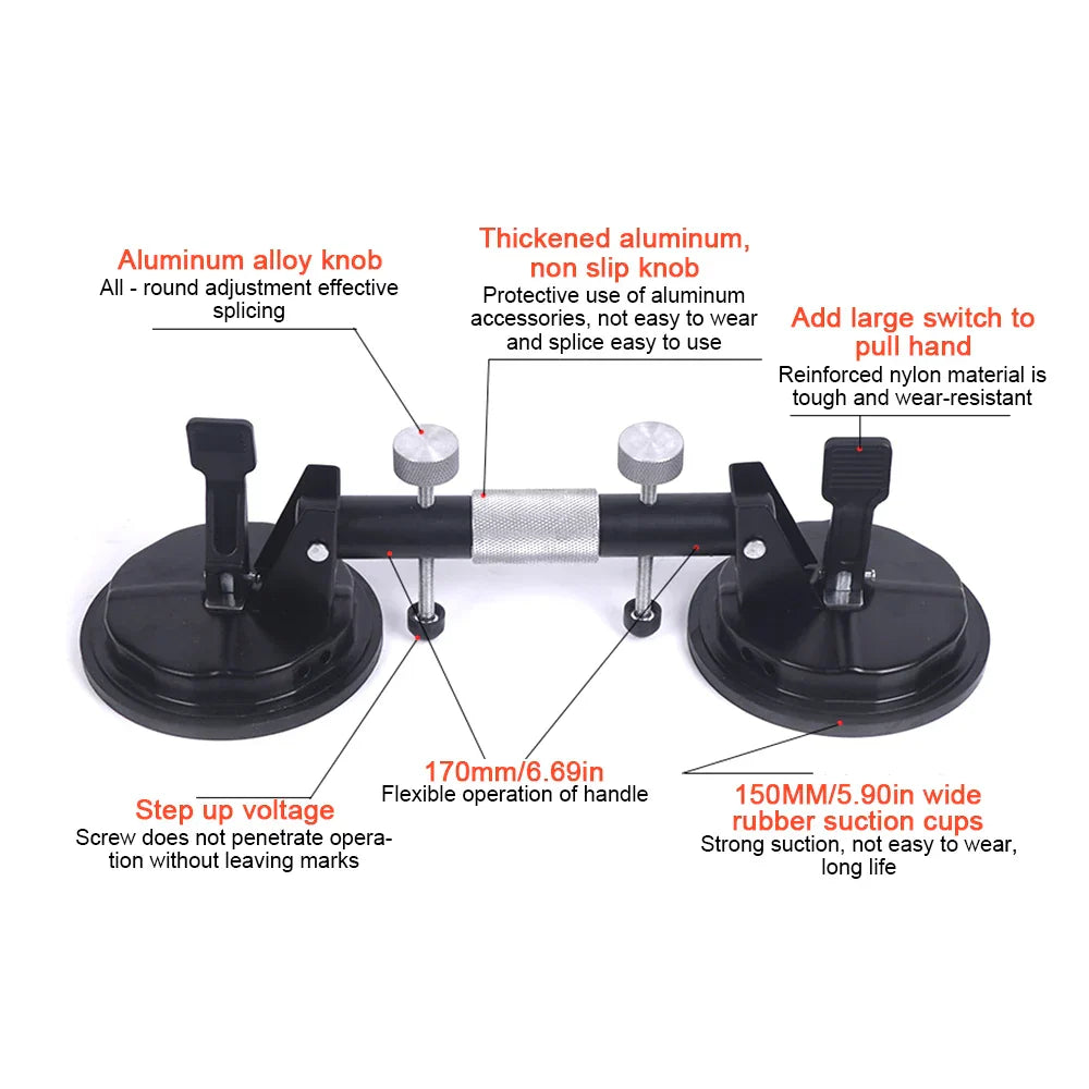 Granite Installation AdjustaStornfielde Vacuum Suction Cups | Stornfield