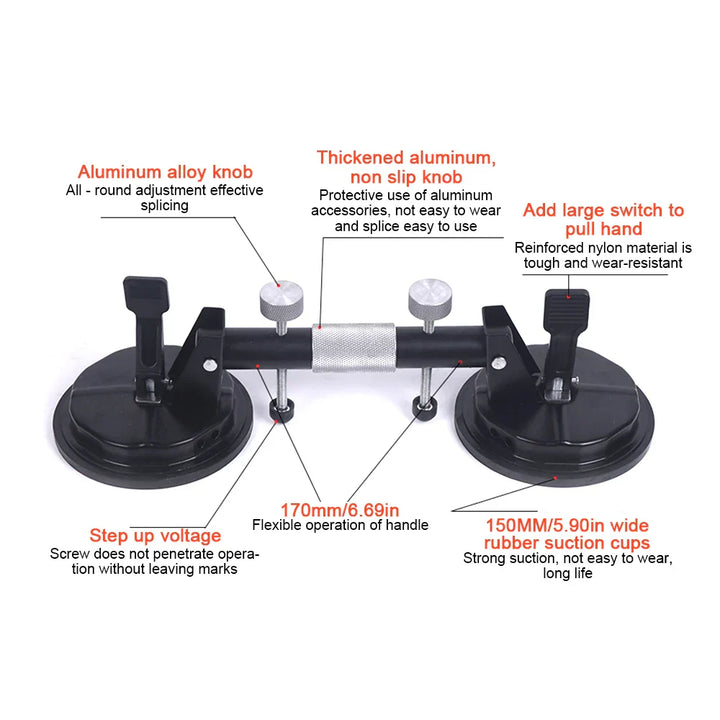 Granite Installation AdjustaStornfielde Vacuum Suction Cups | Stornfield
