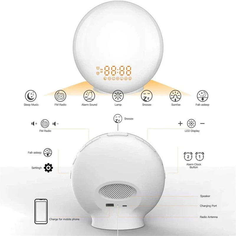 Stornfield | Réveil-Lampe-Alarm