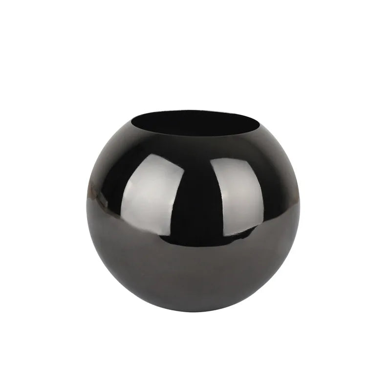 Stornfield | Nordic Style Stainless Steel Vase Desktop Flower Pot BeFlower Pots Gold Black Rose Gold Classic Home Decor