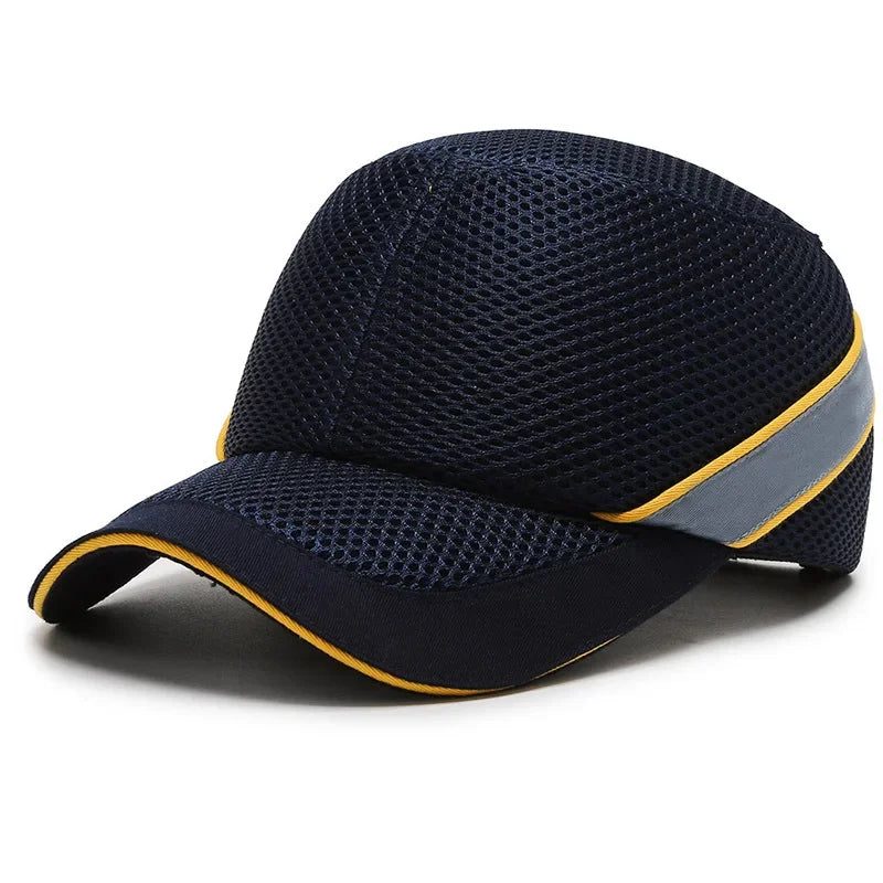 Stornfield | Red Safety Bump Cap - Helmet with hard ABS inner core for head protection at home, work, and factory
