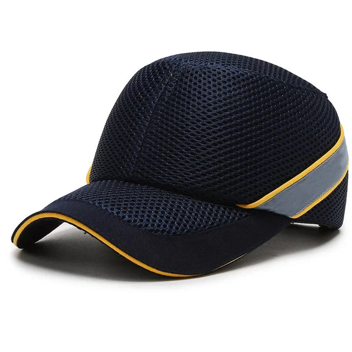 Stornfield | Red Safety Bump Cap - Helmet with hard ABS inner core for head protection at home, work, and factory