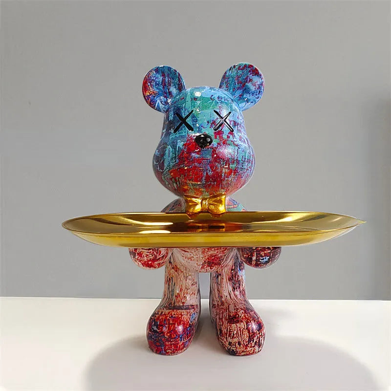 Stornfield | Bear Statue with Tray