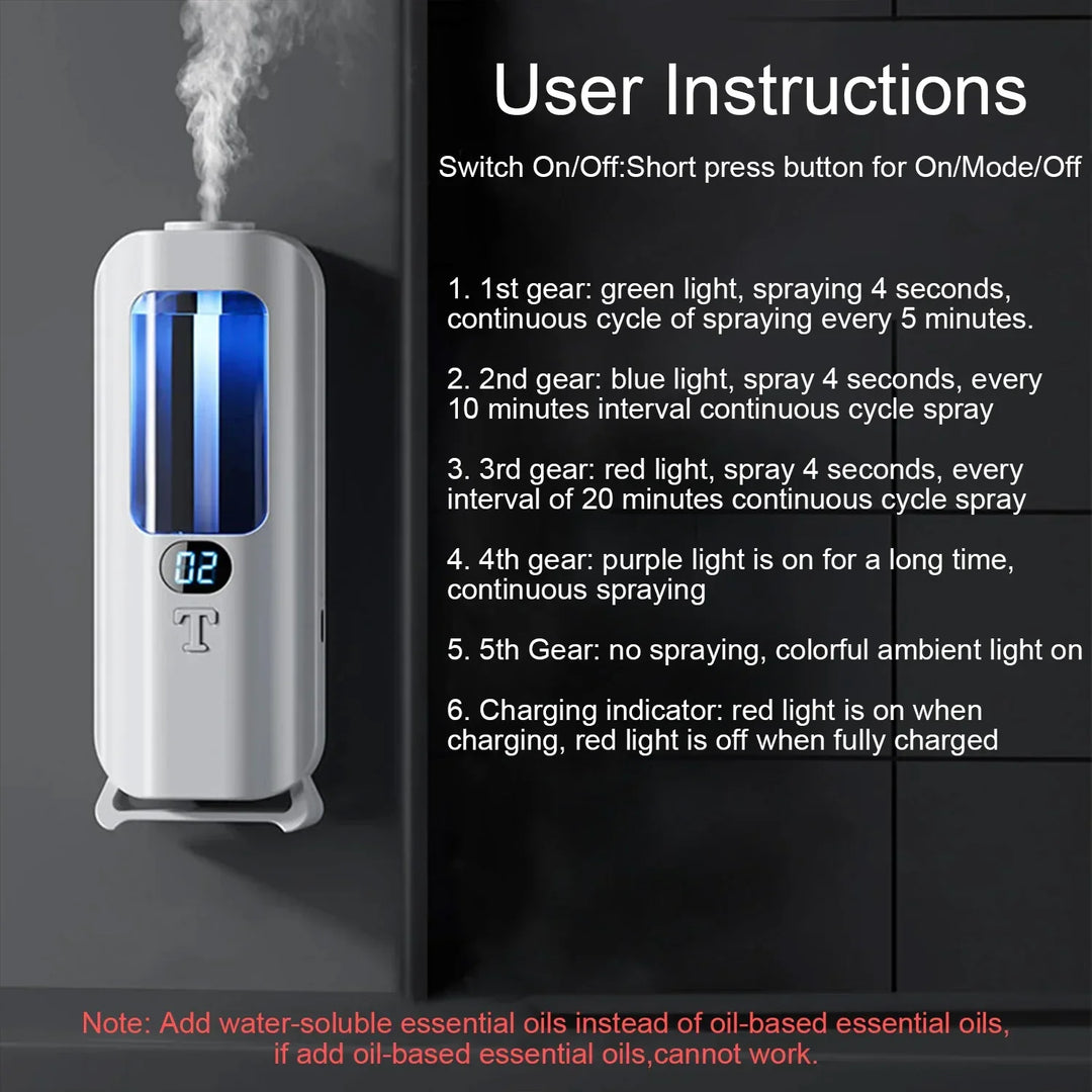 Stornfield | Rechargeable Essential Oil Diffuser 5 Modes