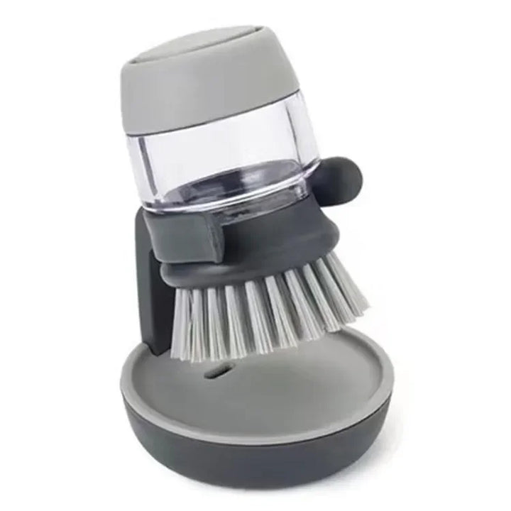 Dish brush with soap dispenser & holder | Eco-friendly plastic | Stornfield