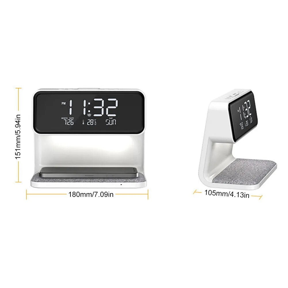Lamp with clock 3 in 1 | Stornfield