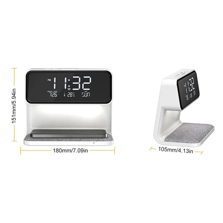 Lamp with clock 3 in 1 | Stornfield