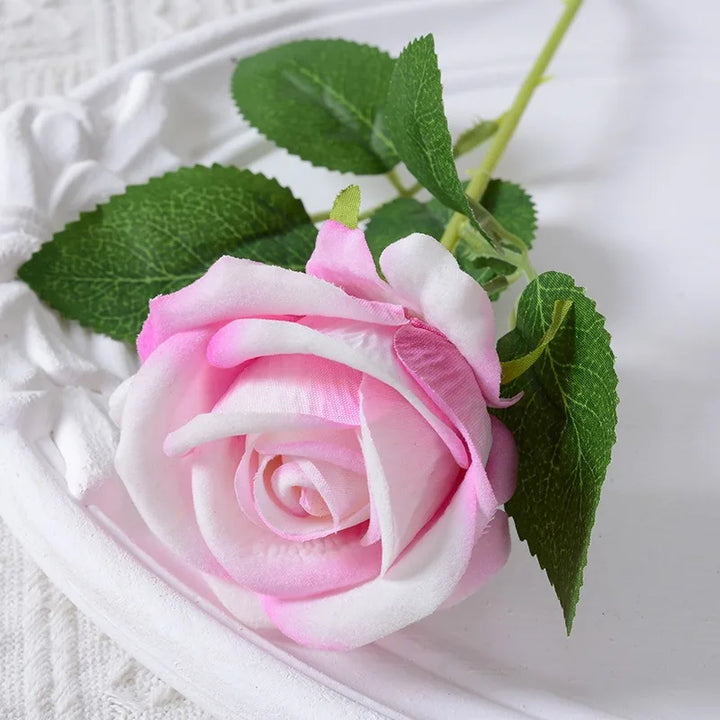 Stornfield | 20 Pieces Realistic Velvet Silk Rose Bouquet