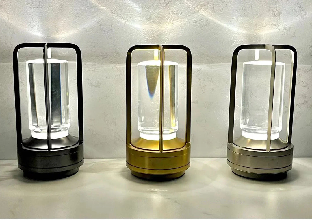 Stornfield | LuxuryGlow Cordless Rechargeable Table Lamp - Stylish Cordless Lamp for Any Ambiance