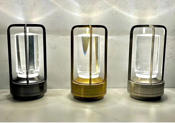 Stornfield | LuxuryGlow Cordless Rechargeable Table Lamp - Stylish Cordless Lamp for Any Ambiance
