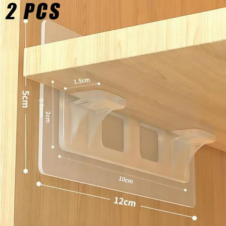Self-Adhesive Closet Wizard Shelf Support Bracket | Stornfield