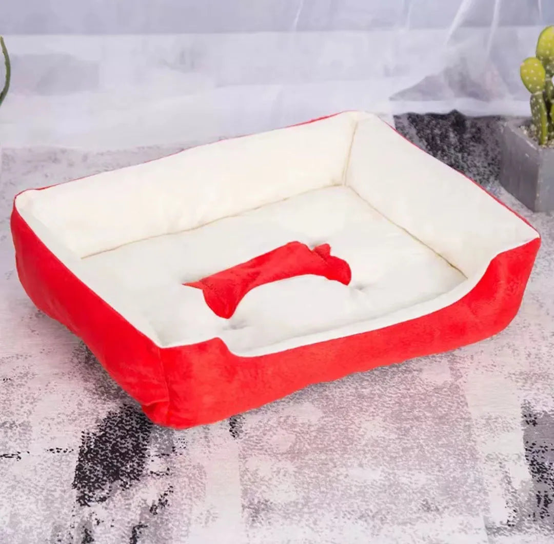 Modern and cozy linen dog bed Stornfield