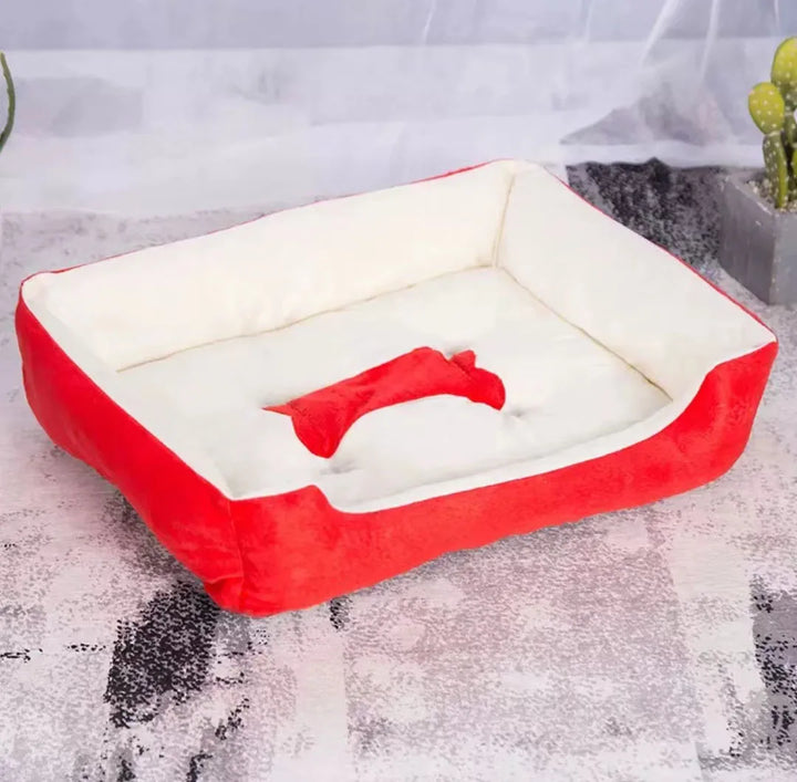 Modern and cozy linen dog bed Stornfield