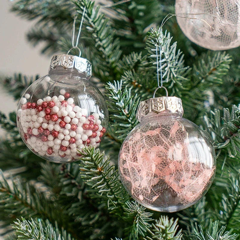 Transparent hollow ball Christmas tree decoration | Stornfield