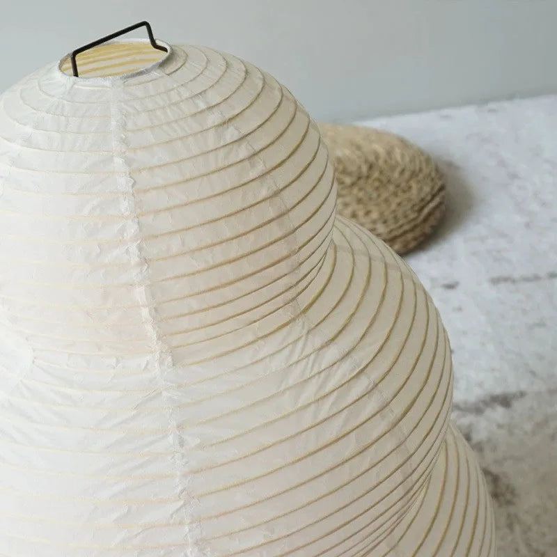 Adjustable table lamp made of rice paper, Japanese paper light for office & living room | Stornfield