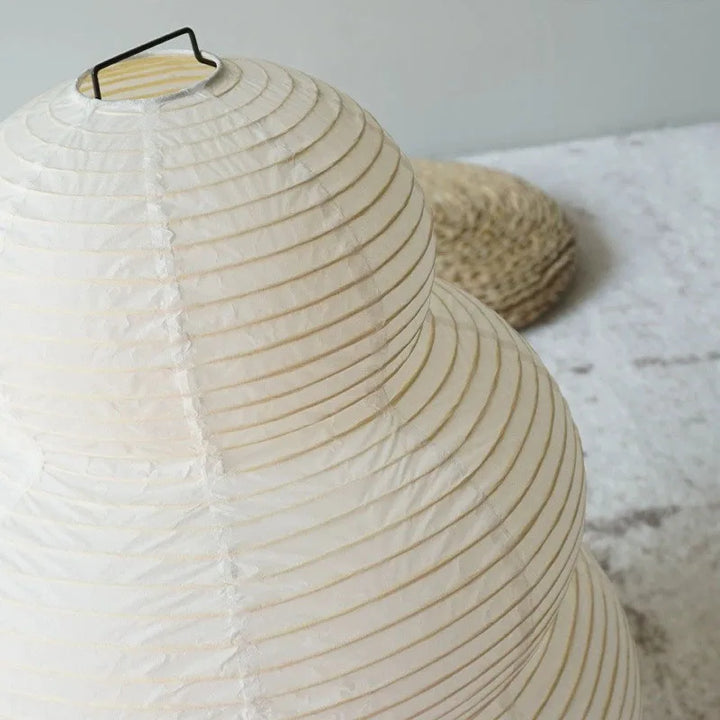 Adjustable table lamp made of rice paper, Japanese paper light for office & living room | Stornfield
