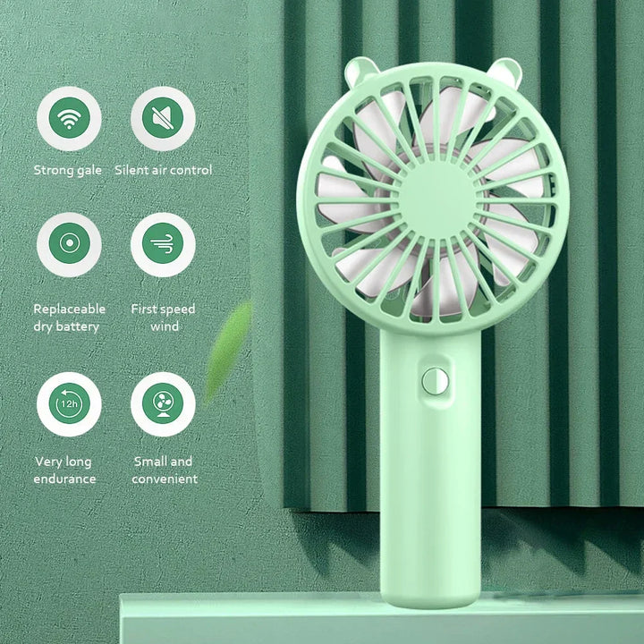 Portable USB Rechargeable Mini Hand Fan – Veyra | Stornfield